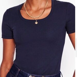 Navy Blue Women's Top